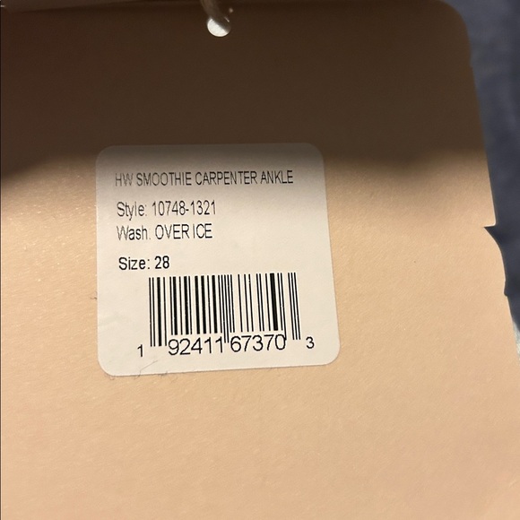 Mother (snacks) High Waisted Smoothie Carpenter Ankle Jeans - Picture 9 of 9